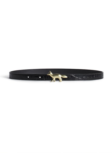 PROFILE FOX LEATHER BELT 詳細画像 Black 1