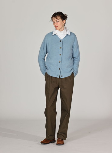 BRUSHED CARDIGAN 詳細画像 Saxe Blue 2