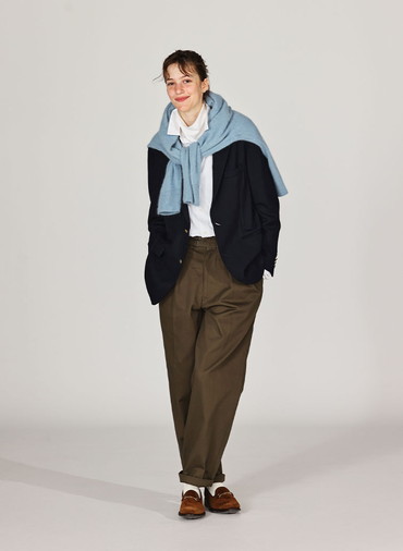 BRUSHED CARDIGAN 詳細画像 Saxe Blue 3