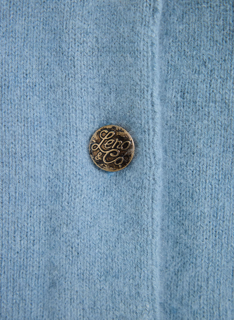 BRUSHED CARDIGAN 詳細画像 Saxe Blue 4