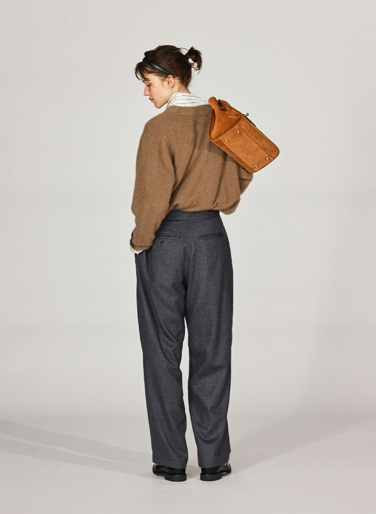 BRUSHED CARDIGAN 詳細画像 Brown 9