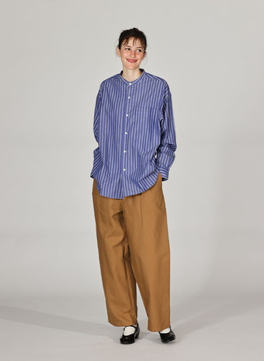 ONE  FOWARD PLEATS CHINO TROUSERS 詳細画像 Camel 6