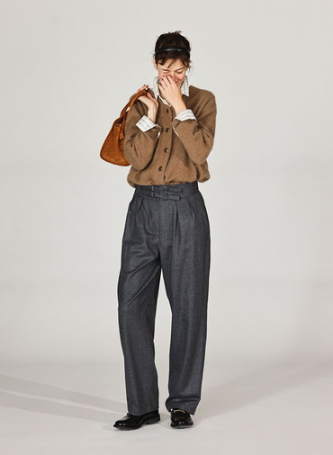 【NEW】SAXONY GURKHA TROUSERS [UNISEX] 詳細画像 Gray 4