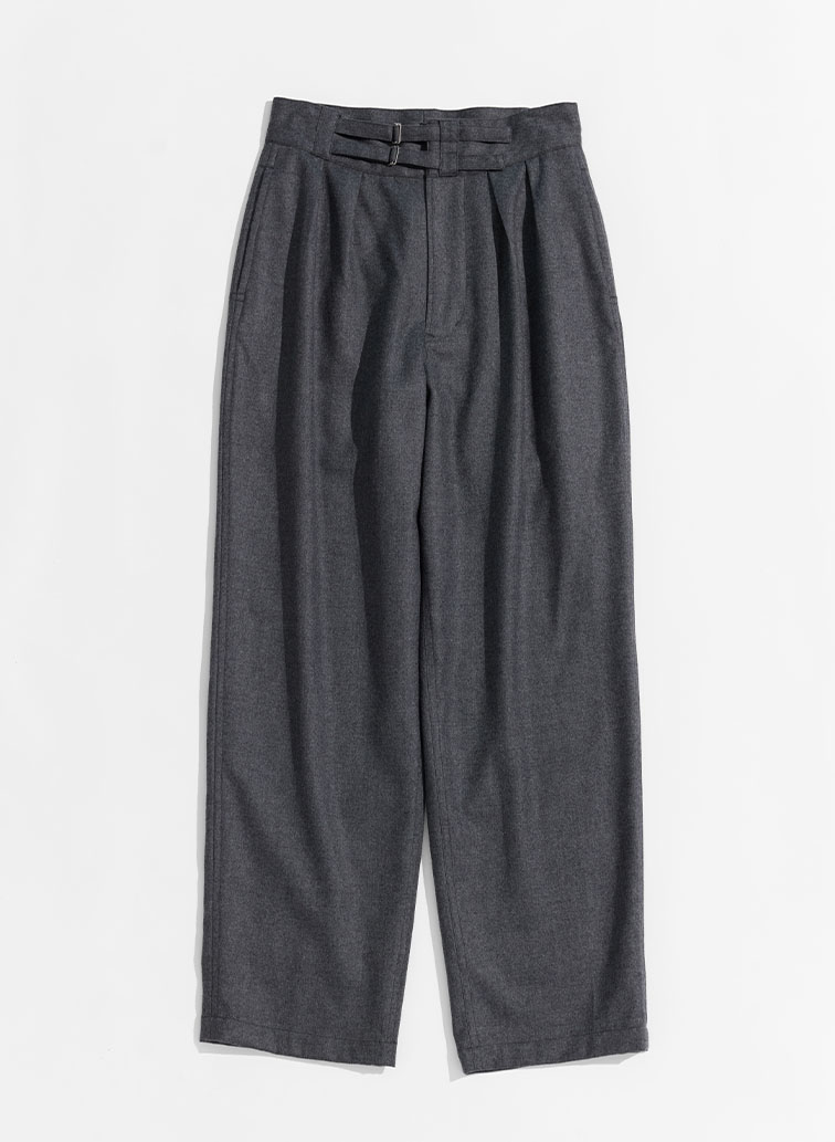 【NEW】SAXONY GURKHA TROUSERS [UNISEX] 詳細画像 Gray 1