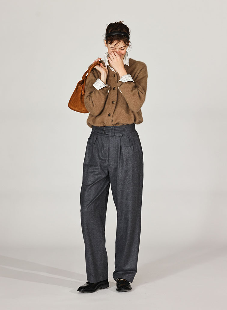【NEW】SAXONY GURKHA TROUSERS [UNISEX] 詳細画像 Gray 4