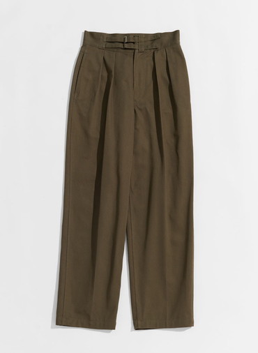 【NEW】DOUBLE BELTED GURKHA TROUSERS [UNISEX] 詳細画像 Beige 7