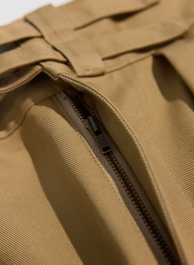 【NEW】DOUBLE BELTED GURKHA TROUSERS [UNISEX] 詳細画像 Beige 4