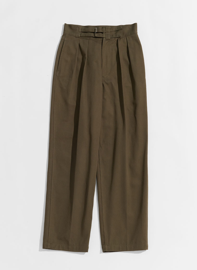 【NEW】DOUBLE BELTED GURKHA TROUSERS [UNISEX] 詳細画像 Beige 7