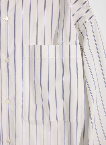 BAND COLLAR SHIRTS [UNISEX] 詳細画像 Blue 4