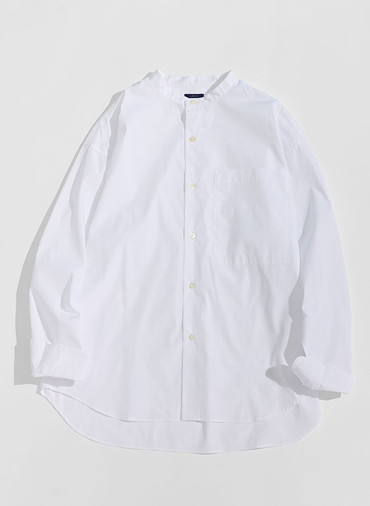 BAND COLLAR SHIRTS [UNISEX] 詳細画像 Blue 5