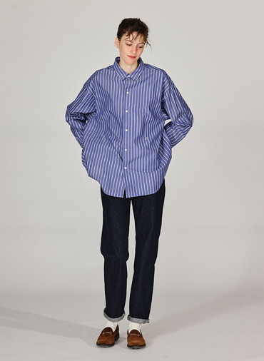 REGULAR COLLAR SHIRTS [UNISEX] 詳細画像 Blue 2