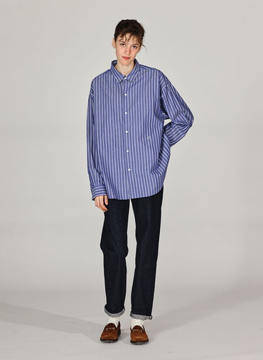 REGULAR COLLAR SHIRTS [UNISEX] 詳細画像 Blue 3