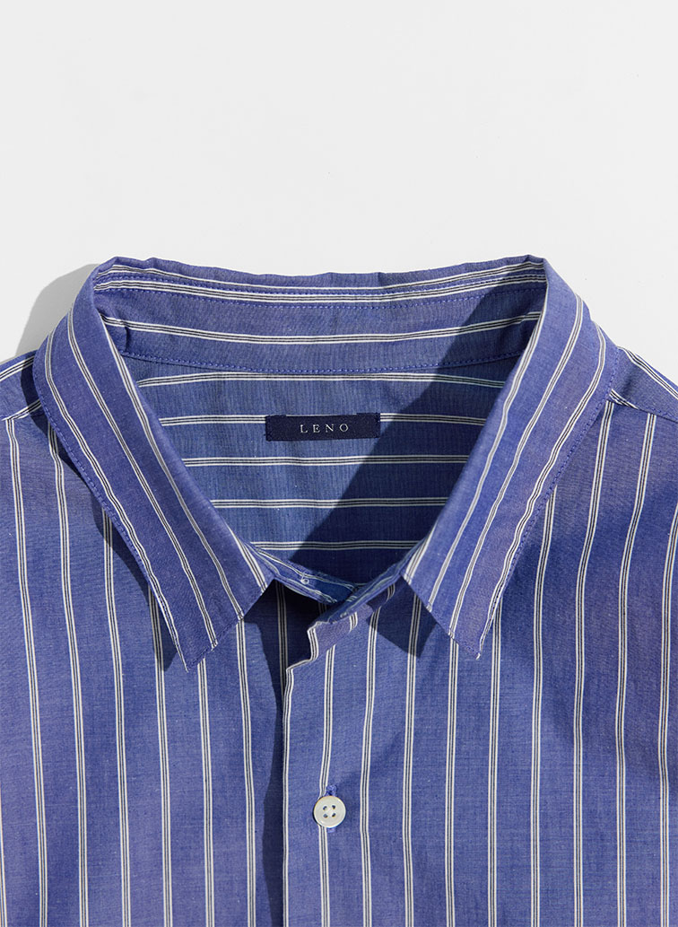REGULAR COLLAR SHIRTS [UNISEX] 詳細画像 Blue 3