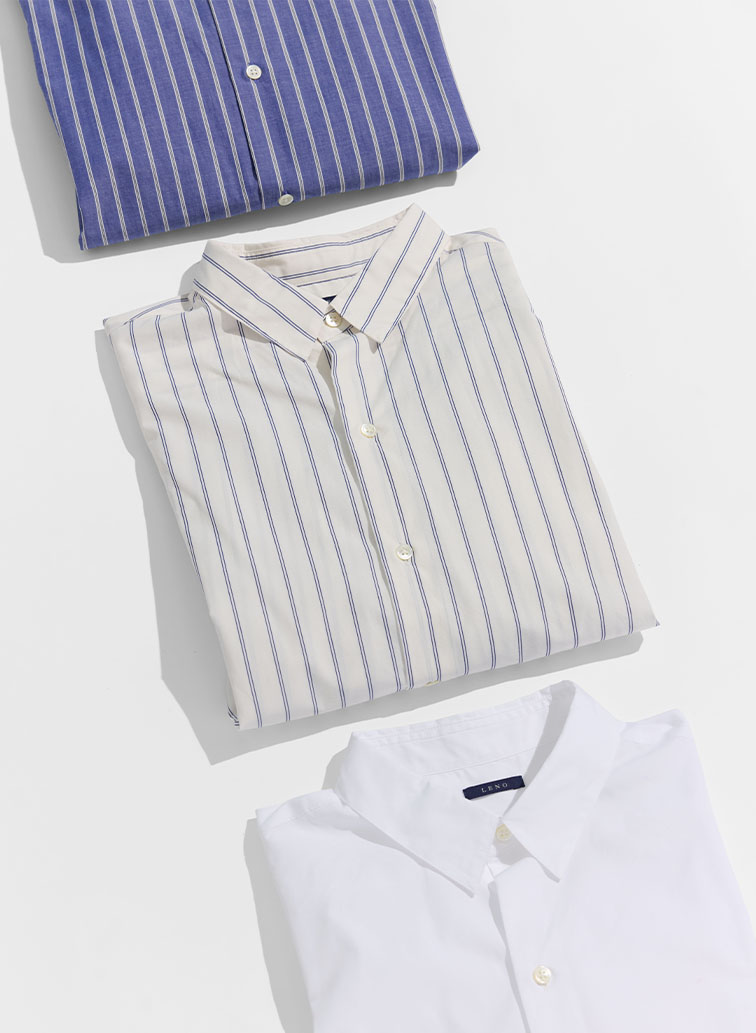 REGULAR COLLAR SHIRTS [UNISEX] 詳細画像 Blue 7