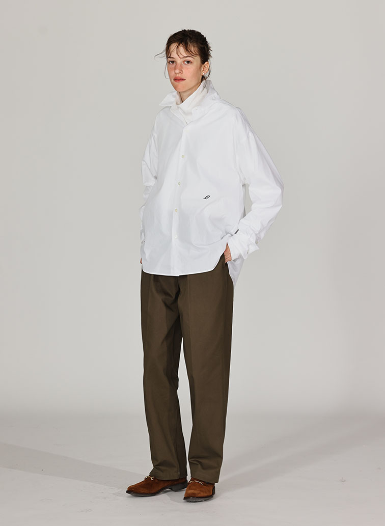 REGULAR COLLAR SHIRTS [UNISEX] 詳細画像 White 2