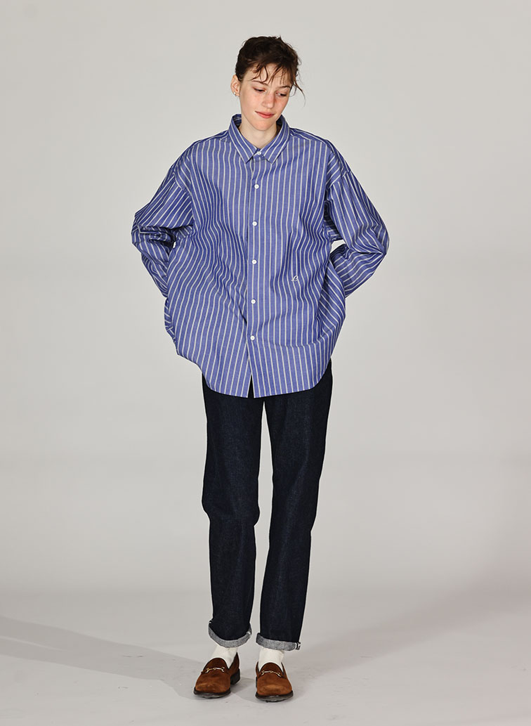 REGULAR COLLAR SHIRTS [UNISEX] 詳細画像 Blue 2