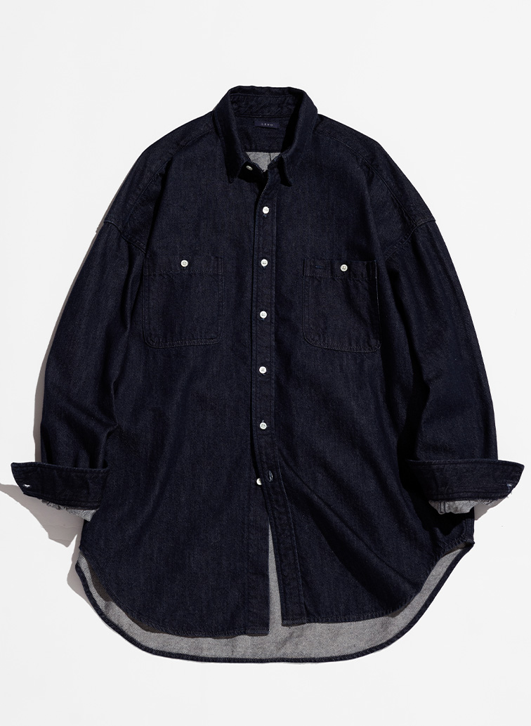 DOUBLE POCKETS SHIRTS 詳細画像 Indigo 1