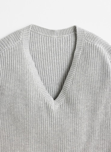 V NECK ONEPIECE 詳細画像 Light Gray 2