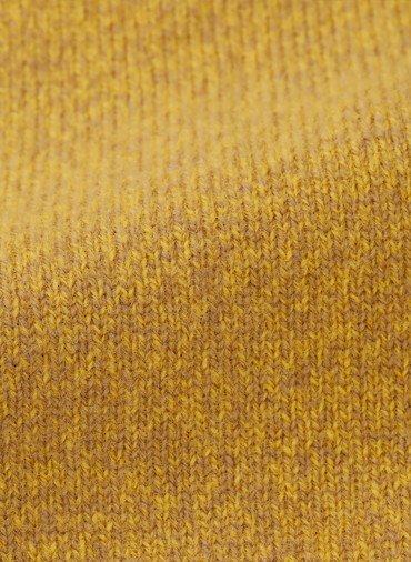 Colorful Melange 配色ポケットニットカーディガン 詳細画像 Yellow 1