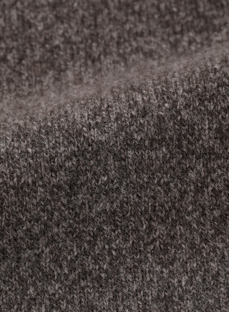 Colorful Melange 配色ポケットニットカーディガン 詳細画像 Yellow 2