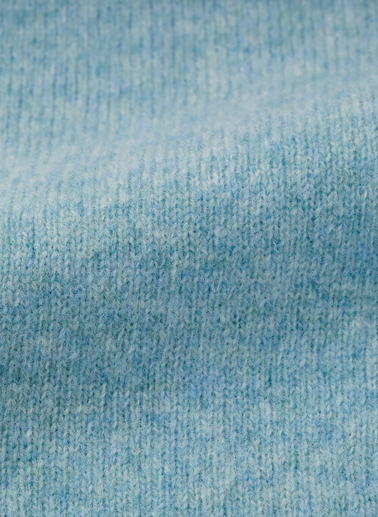 Australia Lamb サドルショルダースリットニット 詳細画像 Saxe Blue 3