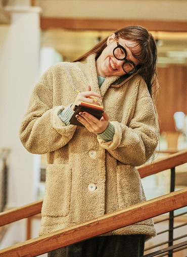 Eco Fur ショールカラーコート