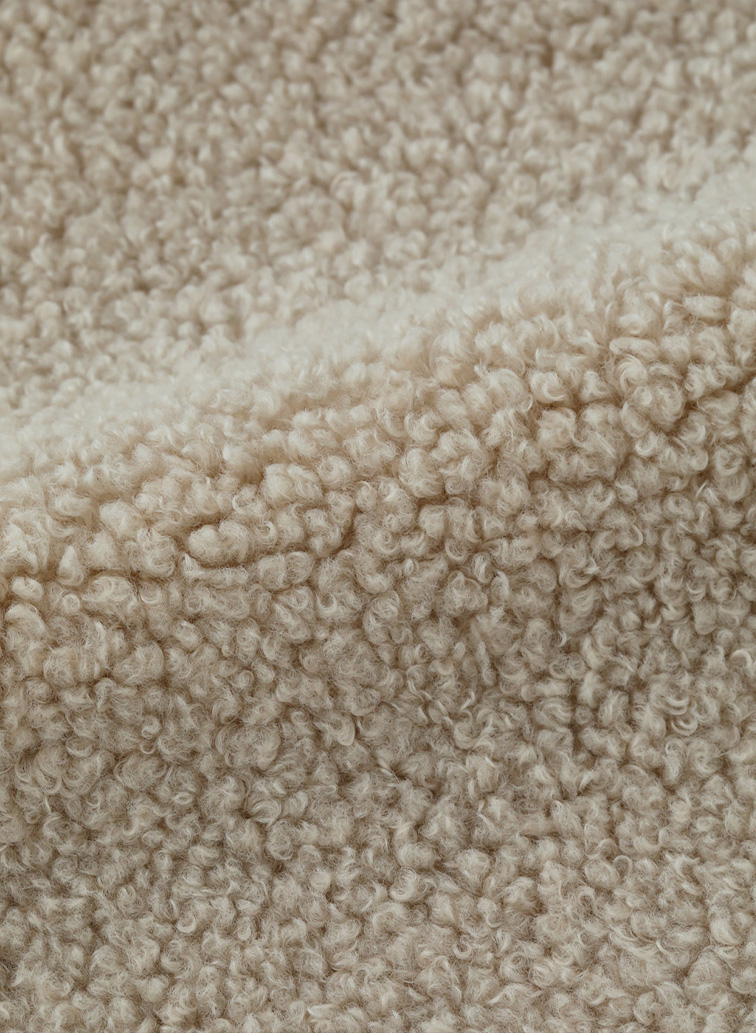 Eco Fur ショールカラーコート 詳細画像 Beige 2