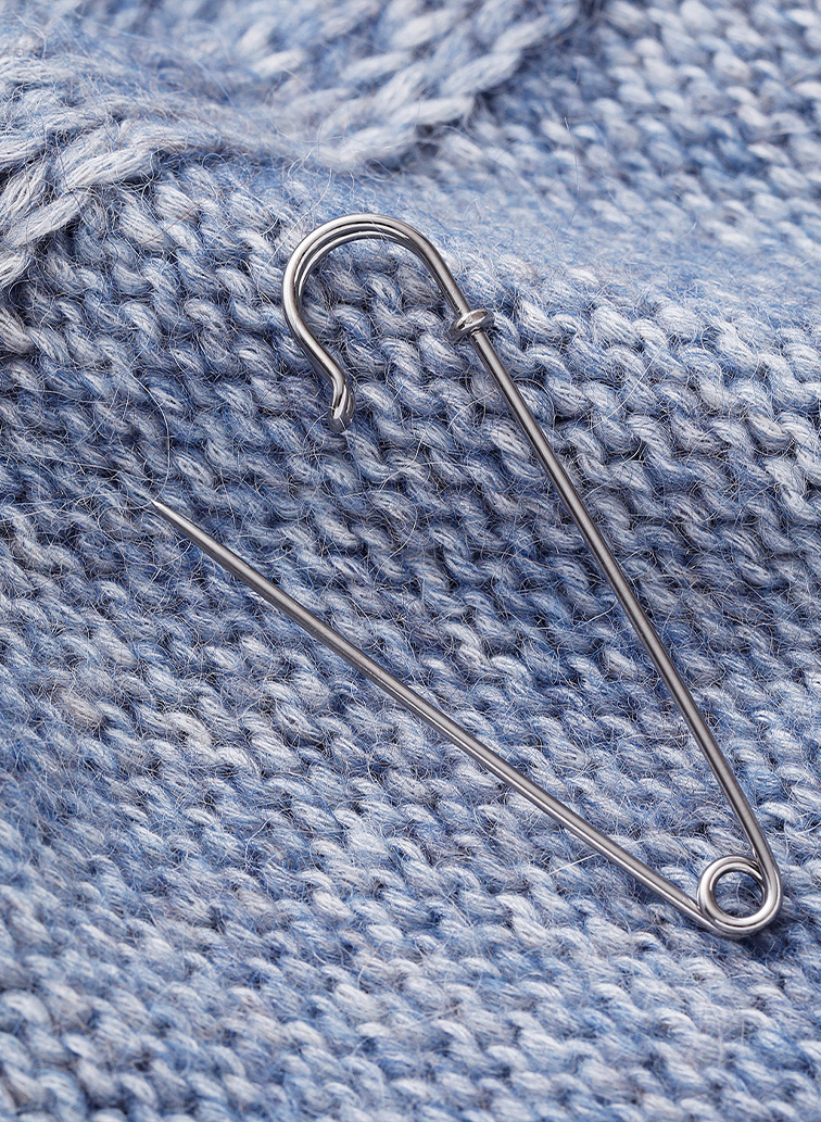 Cotton Alpaca ケーブルラグランニットカーディガン 詳細画像 Saxe Blue 3