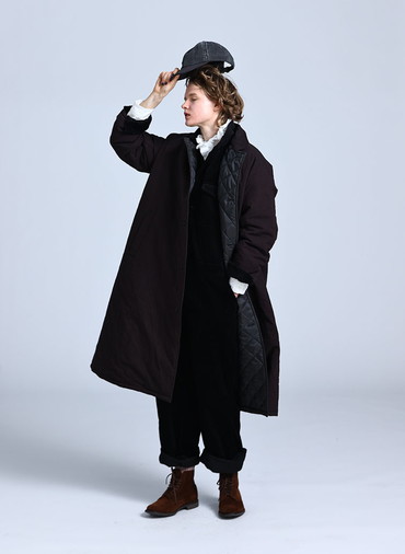 Boiler Suit Washed Corduroy 詳細画像 Black 4