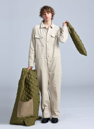 Boiler Suit Washed Corduroy
