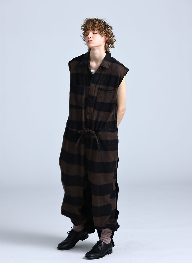 Drawstring Sleeveless Boilersuit 詳細画像 Other 1