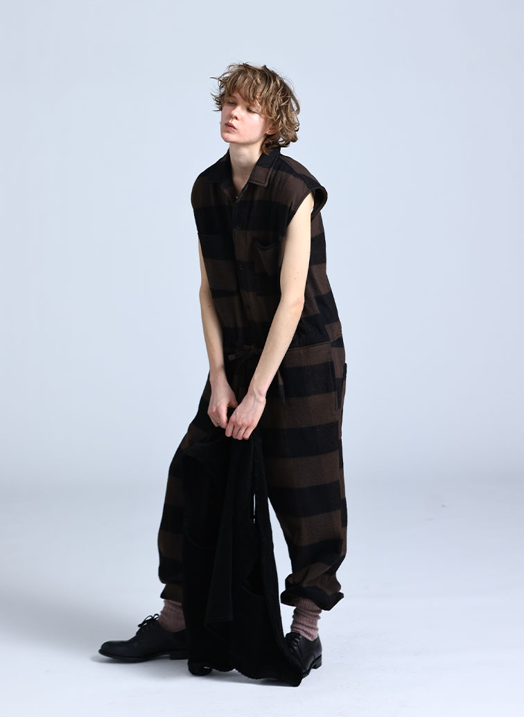 Drawstring Sleeveless Boilersuit 詳細画像 Other 2