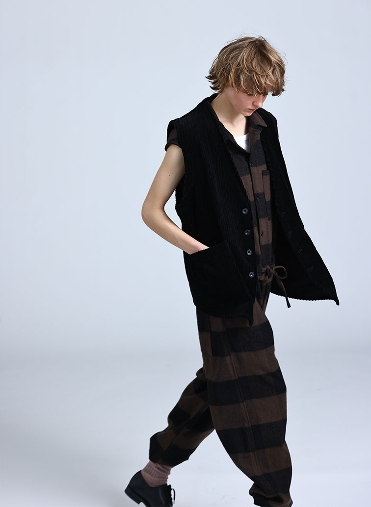 Drawstring Sleeveless Boilersuit 詳細画像 Other 3