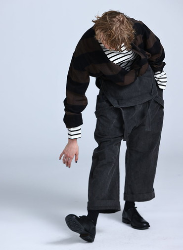 New Bib and Brace Overall 詳細画像 Charcoal Gray 3