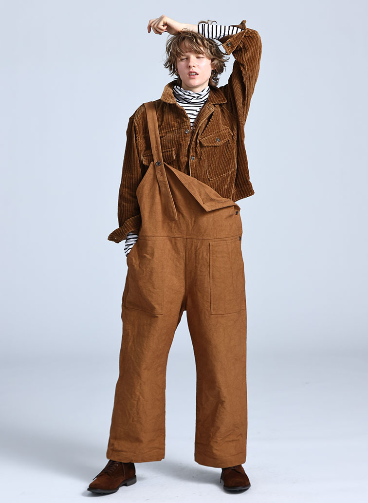 New Bib and Brace Overall 詳細画像 Brown 1