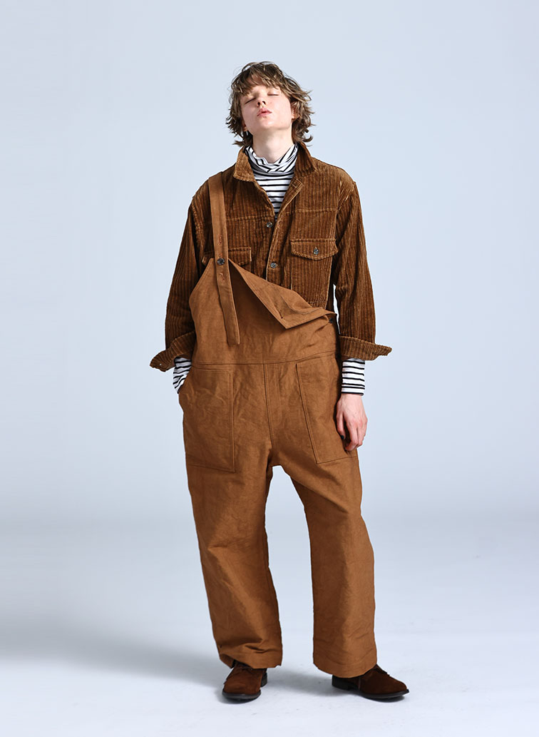 New Bib and Brace Overall 詳細画像 Brown 2