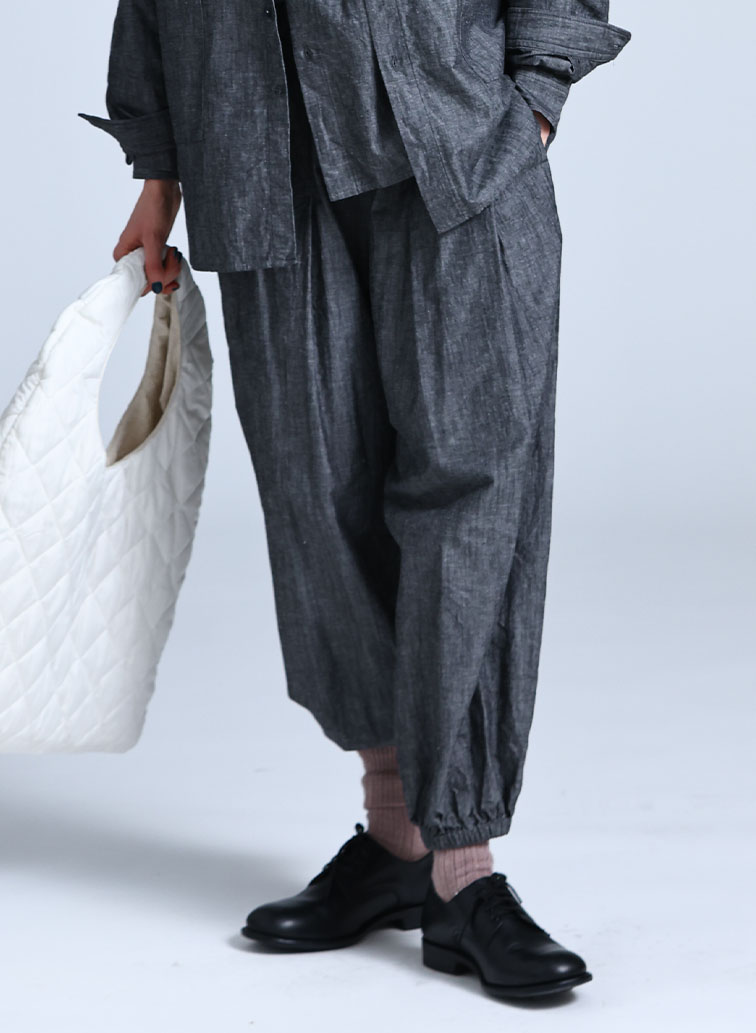 Wide Tuck Easy PT 詳細画像 Black 1