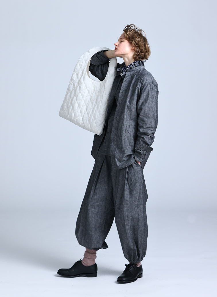 Wide Tuck Easy PT 詳細画像 Black 2