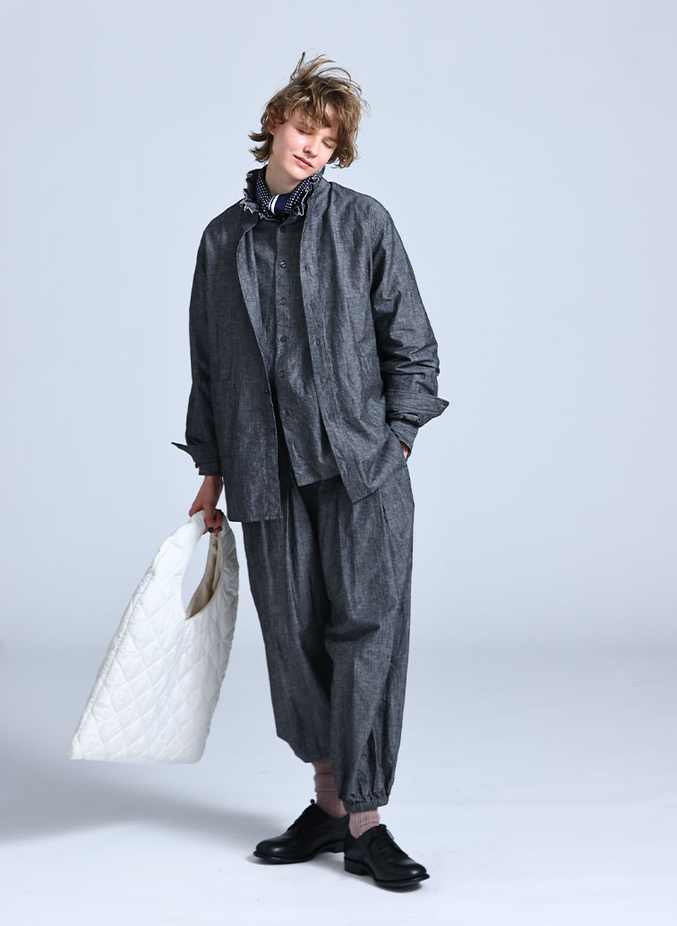 Wide Tuck Easy PT 詳細画像 Black 4