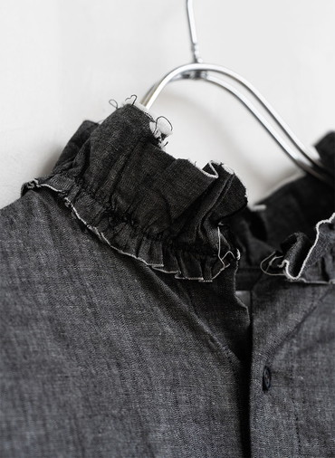 Ruffle Shirts  詳細画像 Black 3