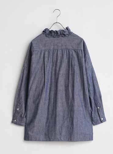 Ruffle Shirts  詳細画像 Indigo 2