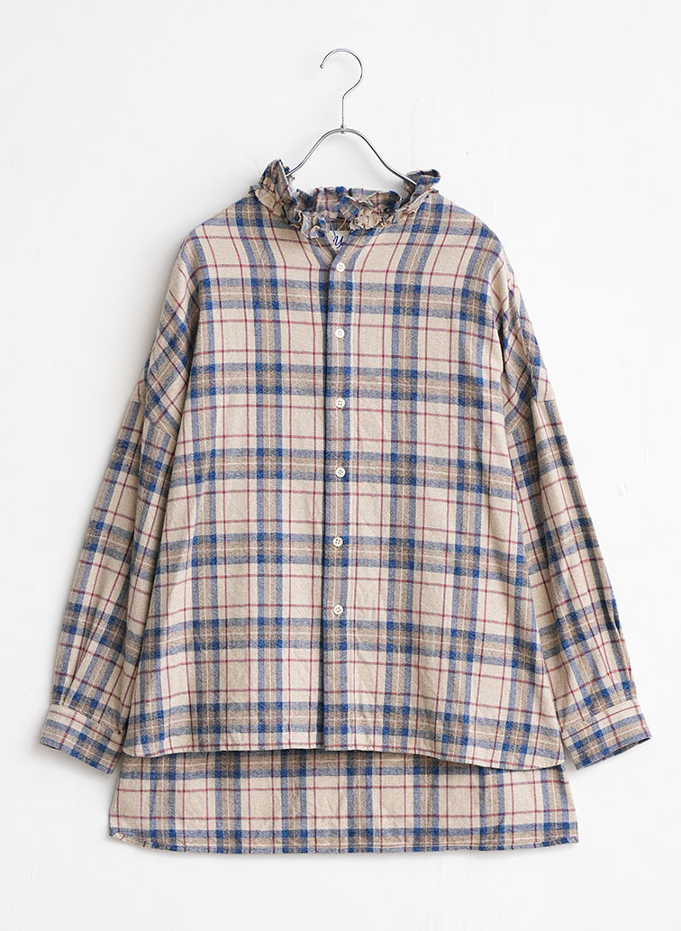 Ruffle Shirts  詳細画像 Indigo 1