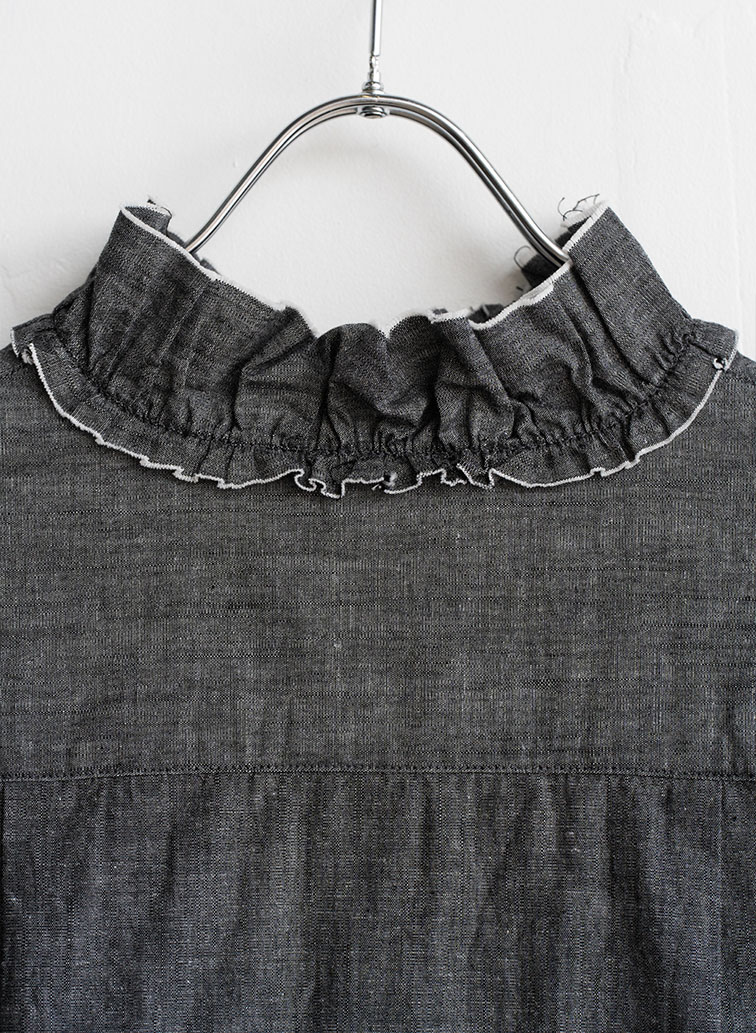 Ruffle Shirts  詳細画像 Black 4