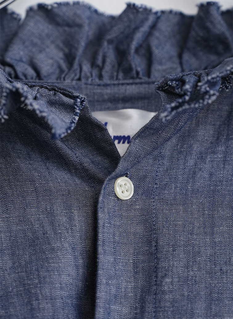 Ruffle Shirts  詳細画像 Indigo 3