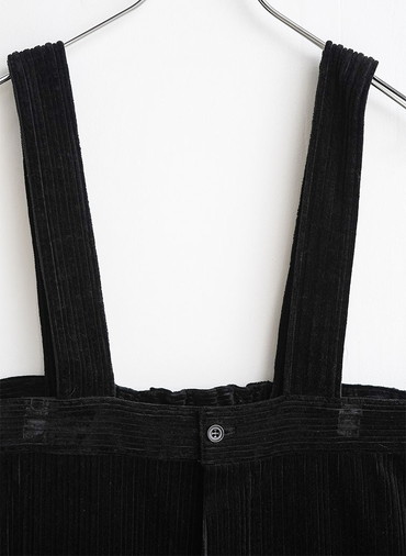 High rise brace trousers 詳細画像 Black 3