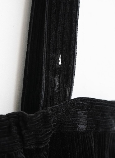 High rise brace trousers 詳細画像 Black 4