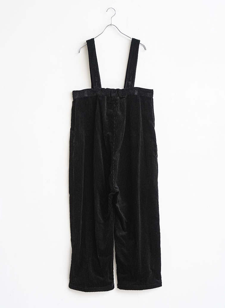 High rise brace trousers 詳細画像 Black 2