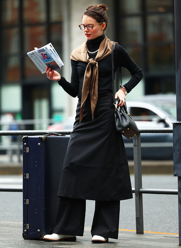 3wayスラックススカート 詳細画像 Black 2