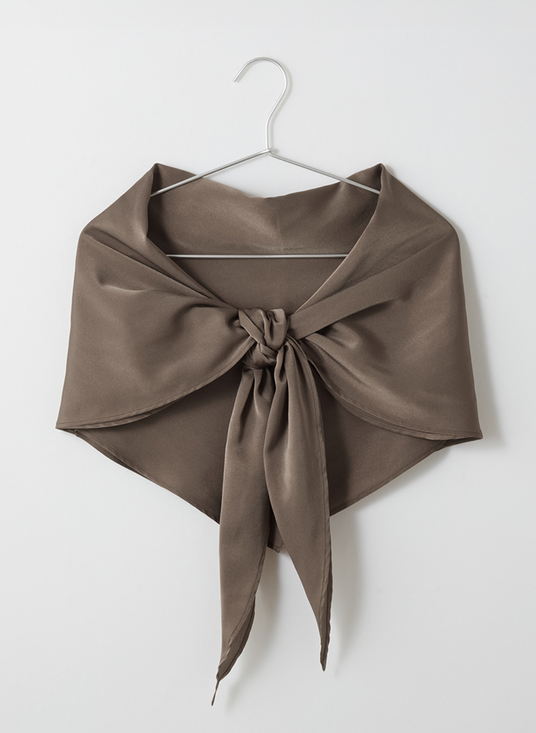エッセンシャル・スカーフ 詳細画像 Brown 3