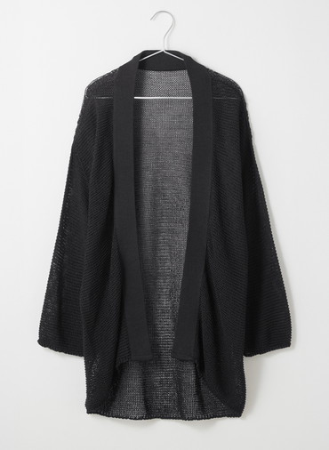 エアリー・カーディガン 詳細画像 Black 3